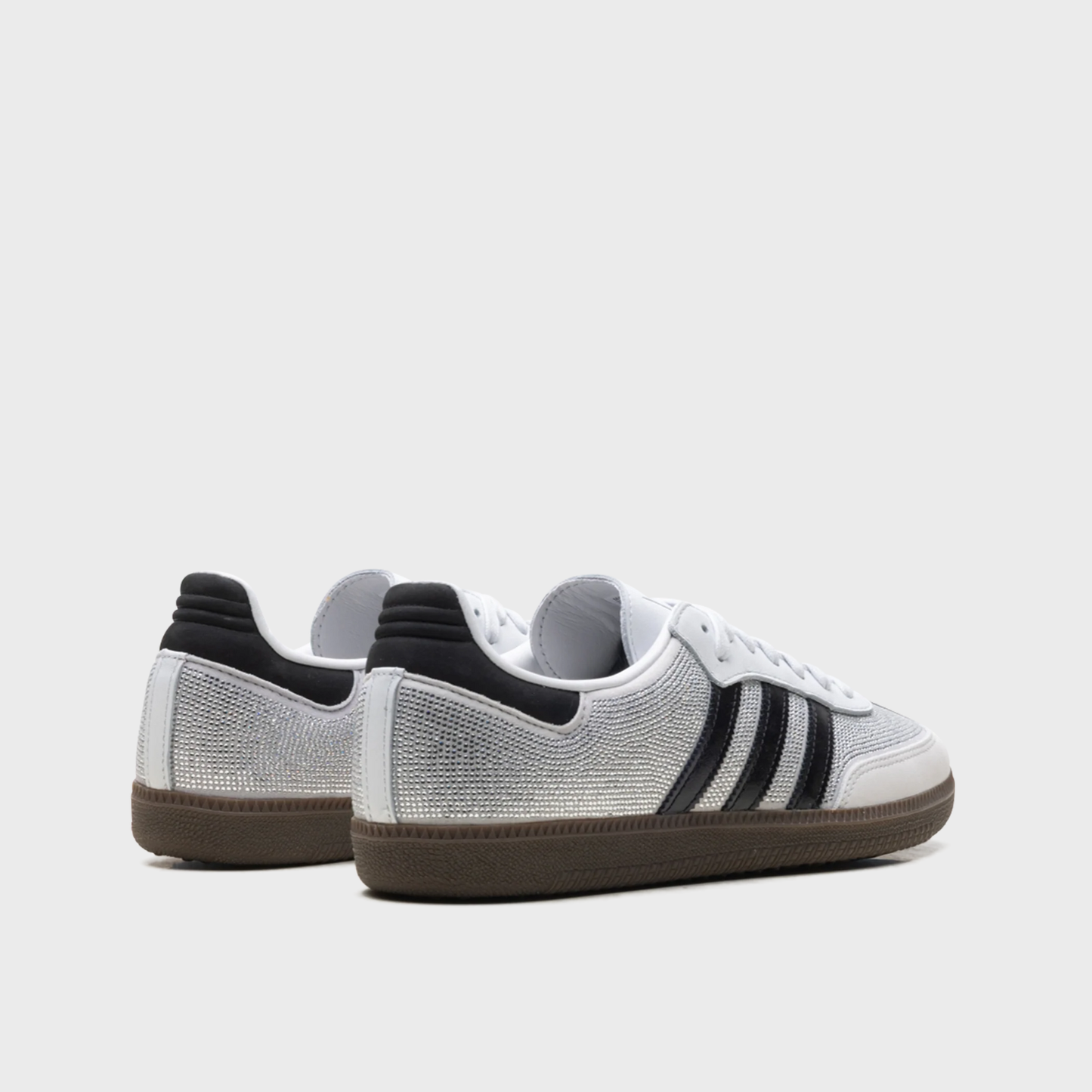 Adidas Samba Rhinestone Crystal White Silver