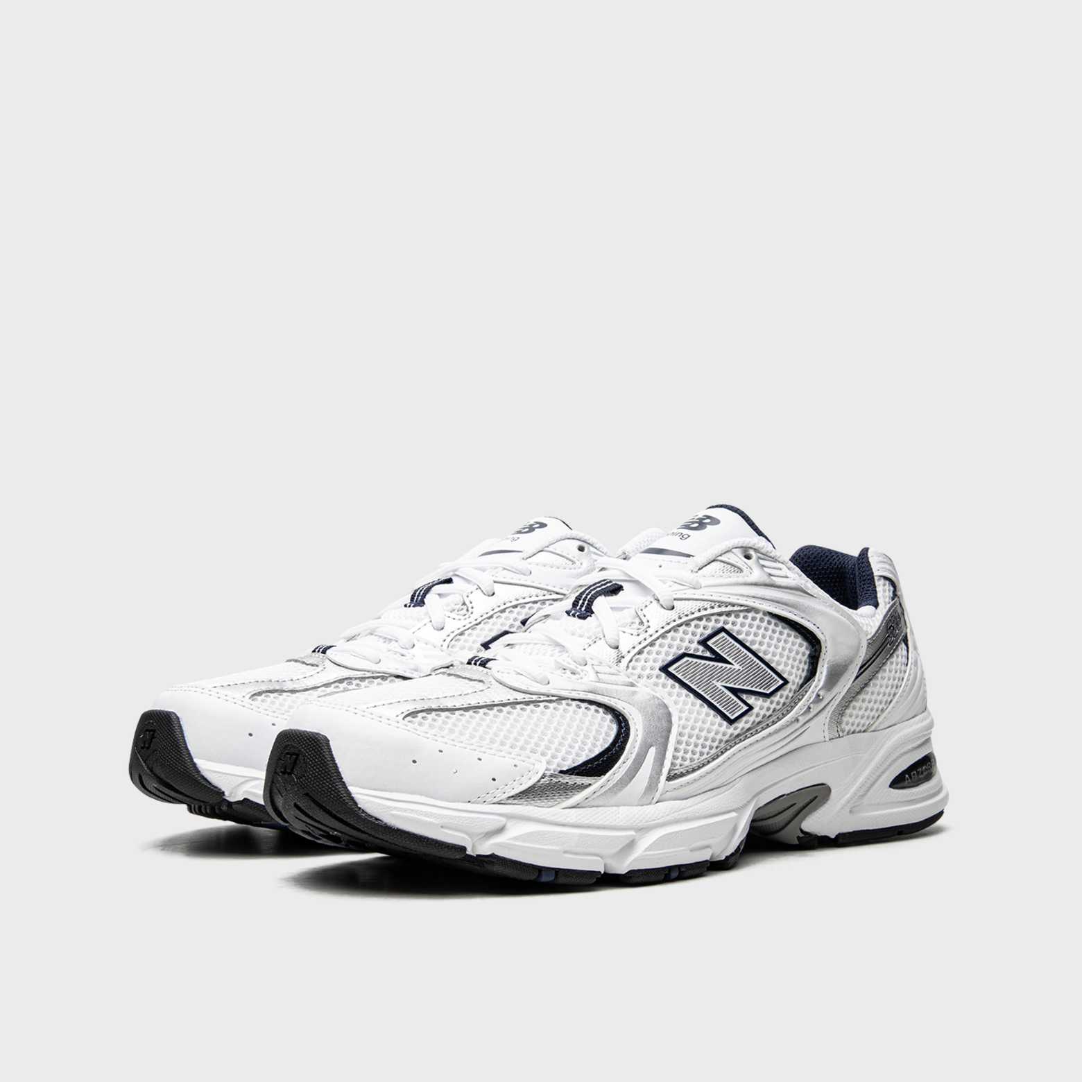 New Balance 530 White Silver Navy