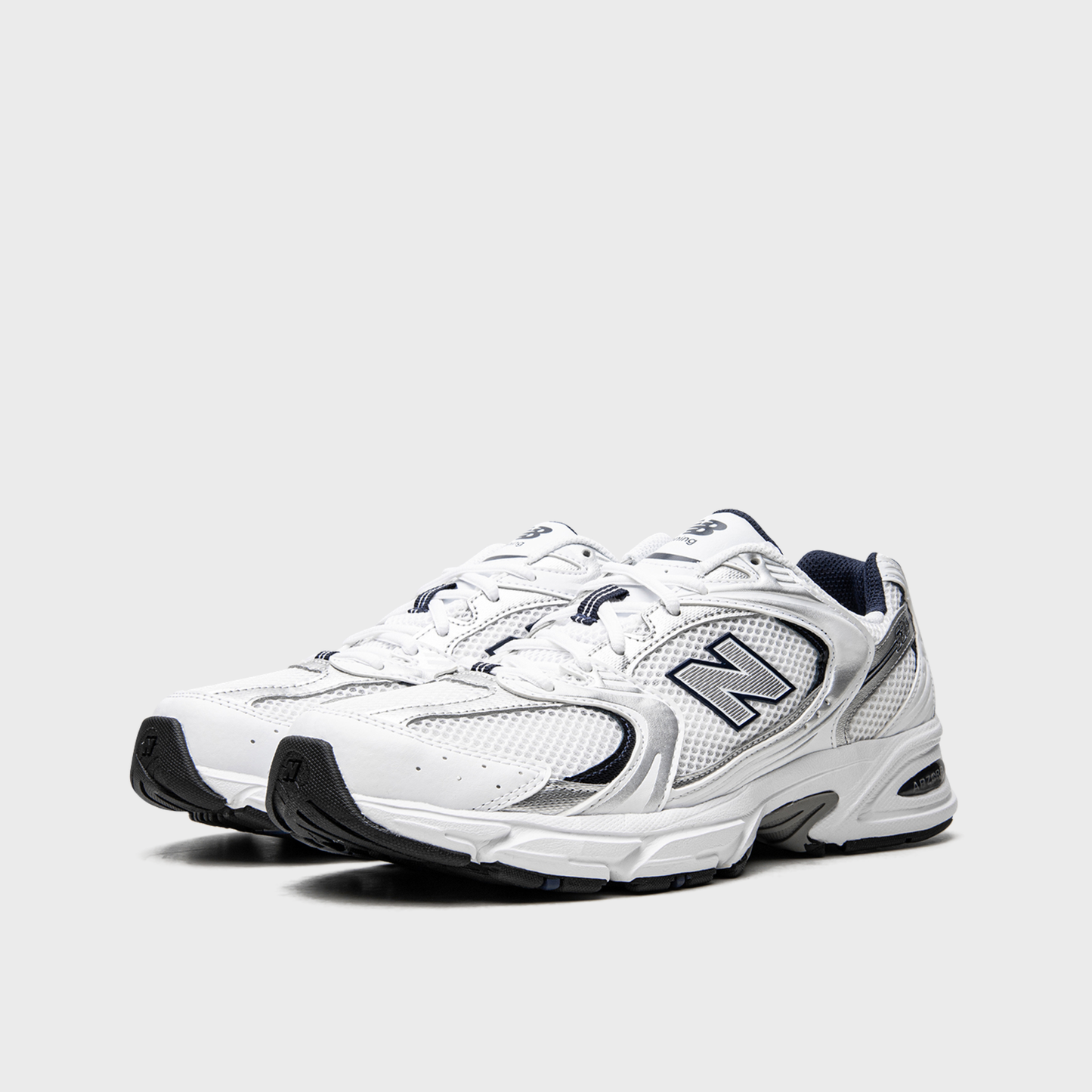 New Balance 530 White Silver Navy