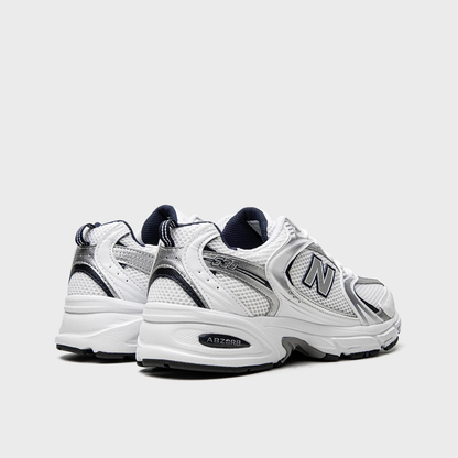 New Balance 530 White Silver Navy