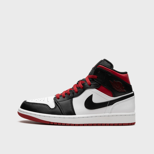 Jordan 1 Mid Gym Red Black Toe