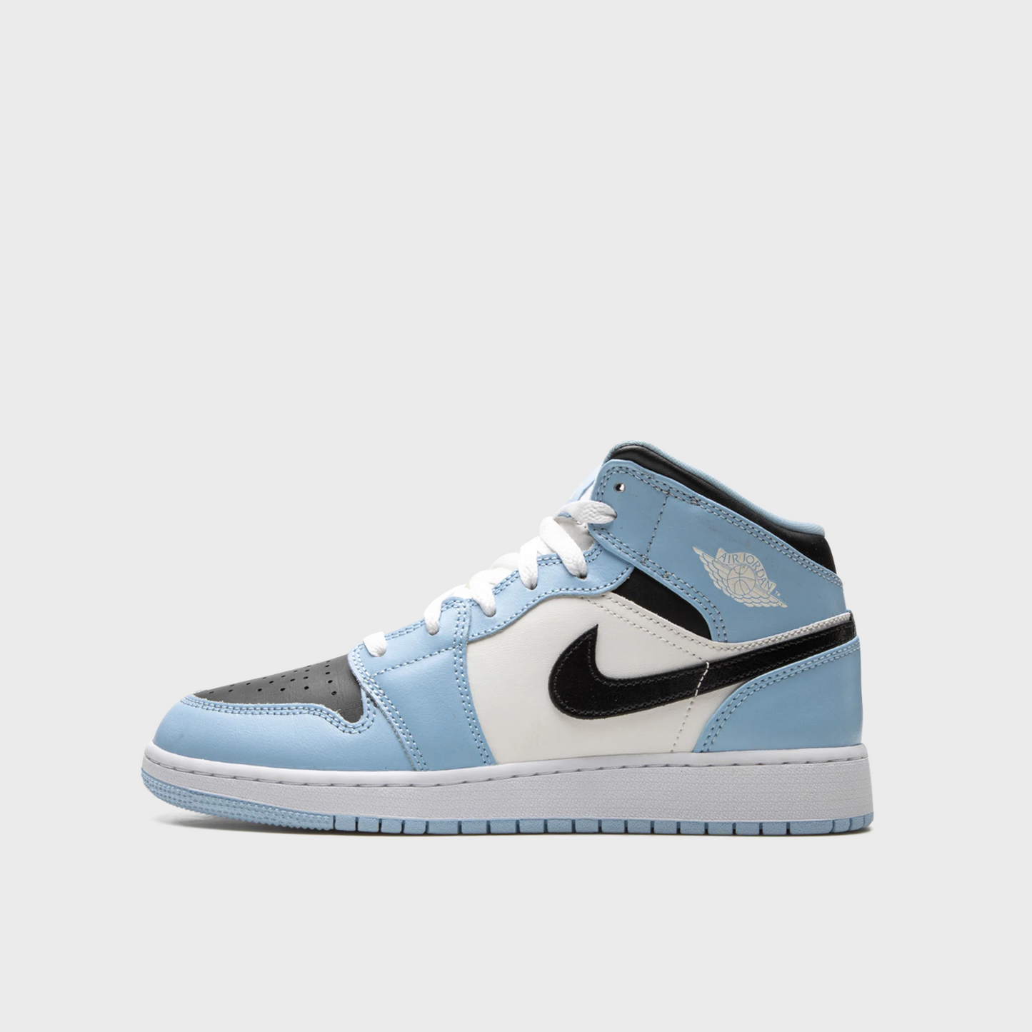 Jordan 1 Mid Kids Ice Blue