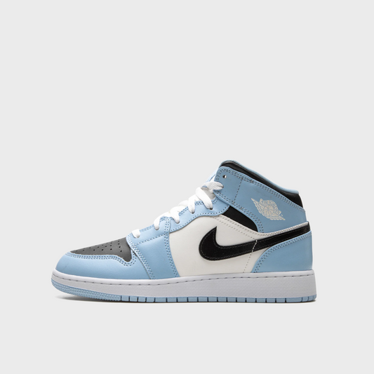 Jordan 1 Mid Kids Ice Blue