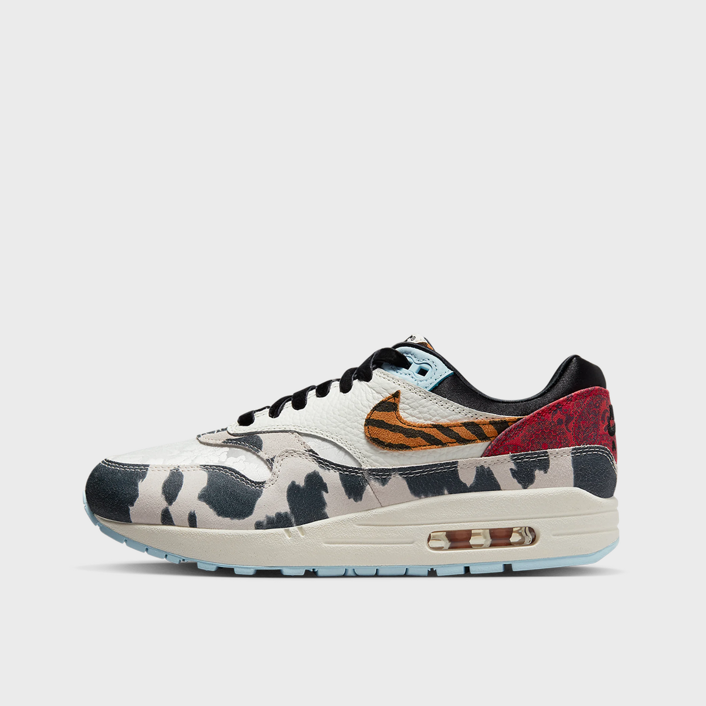 Nike Air Max 1 Tiger Swoosh Cow Print