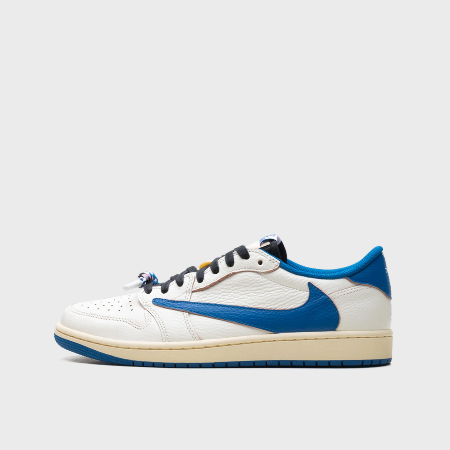 Jordan 1 Retro Low Fragment x Travis Scott Sail Military Blue