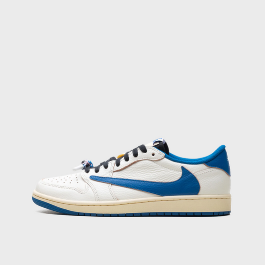 Jordan 1 Retro Low Fragment x Travis Scott Sail Military Blue
