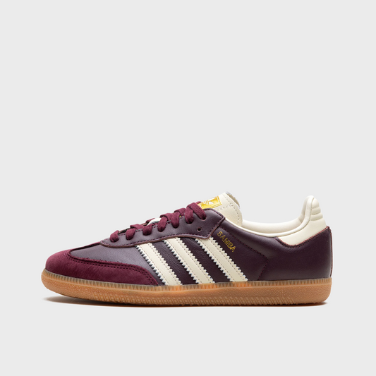 Adidas Samba OG Maroon Gold Metallic