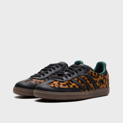 Adidas Samba Leopard Green Black