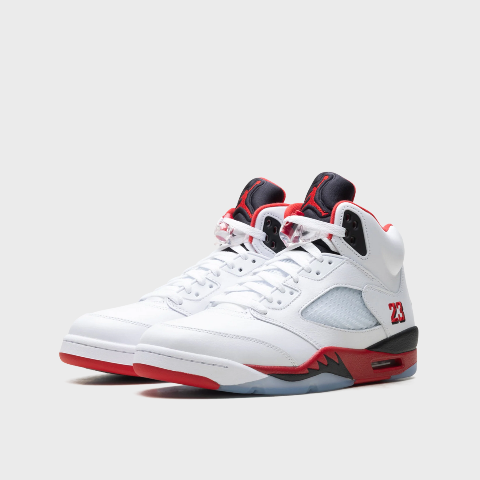 Jordan 5 Retro Fire Red Black Tongue (2025)