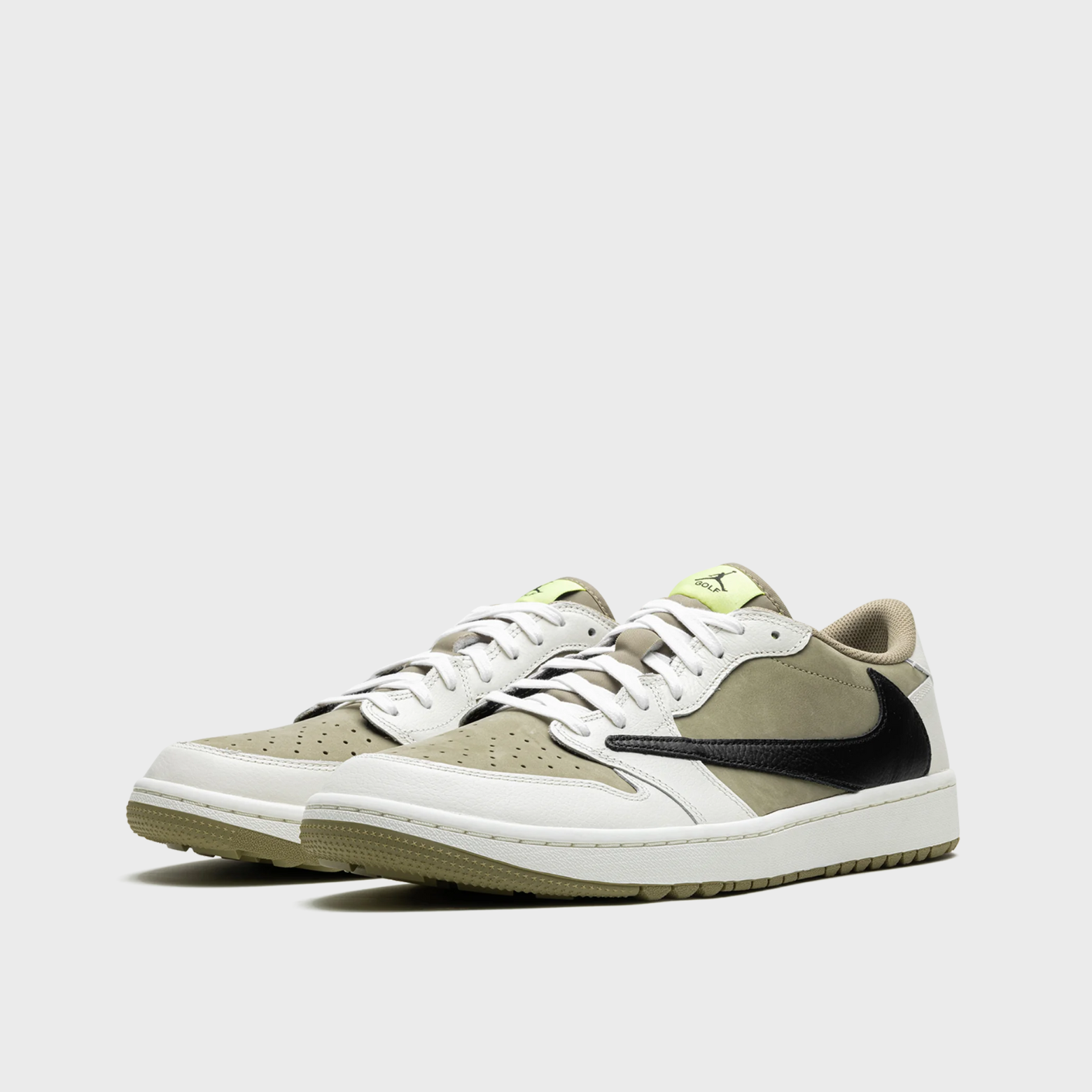 Jordan 1 Retro Low Golf Travis Scott Neutral Olive