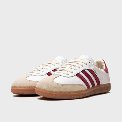 Adidas Samba Sporty & Rich White Collegiate Burgundy