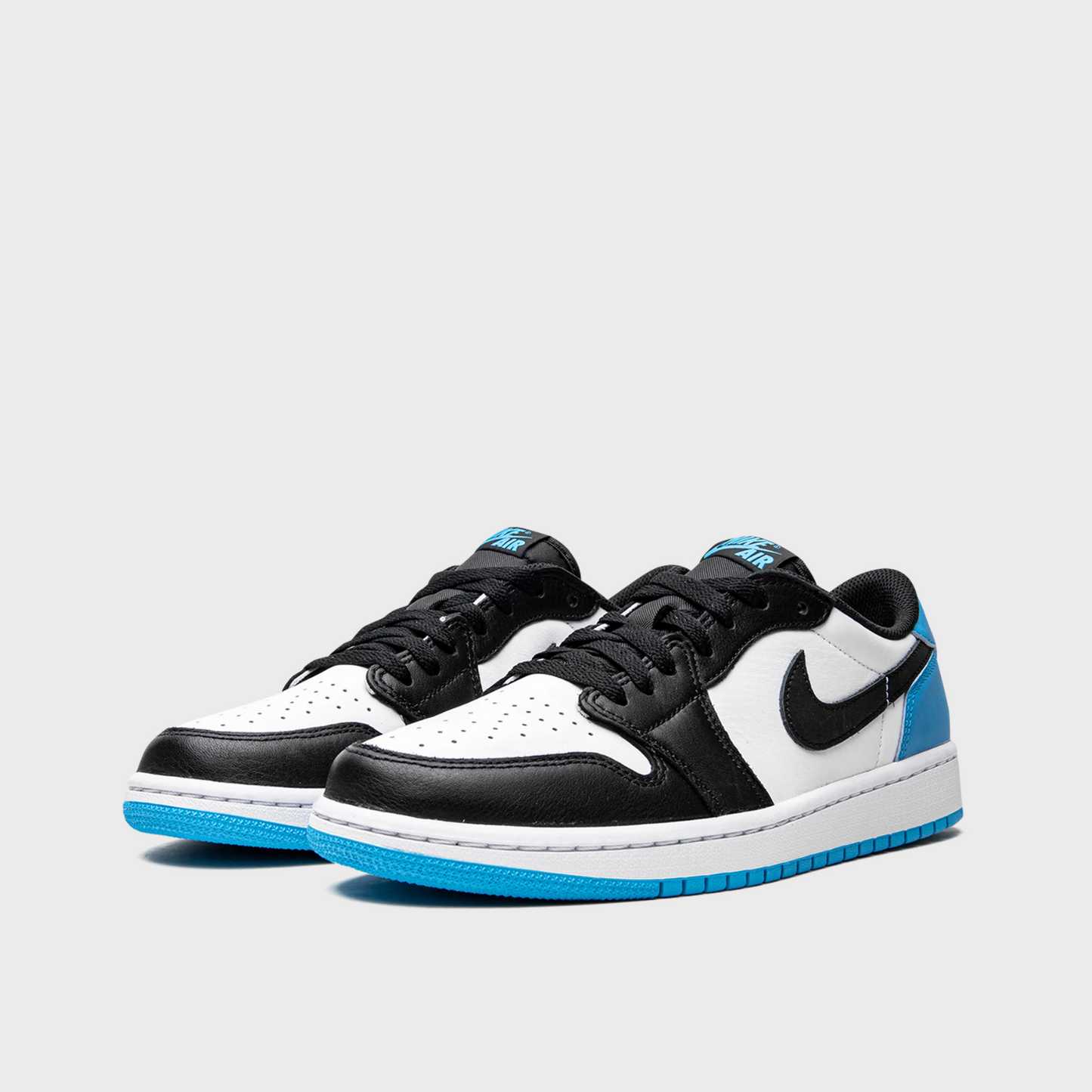 Jordan 1 Retro Low Black Dark Powder Blue