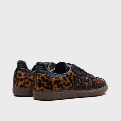Adidas Samba Leopard Green Black