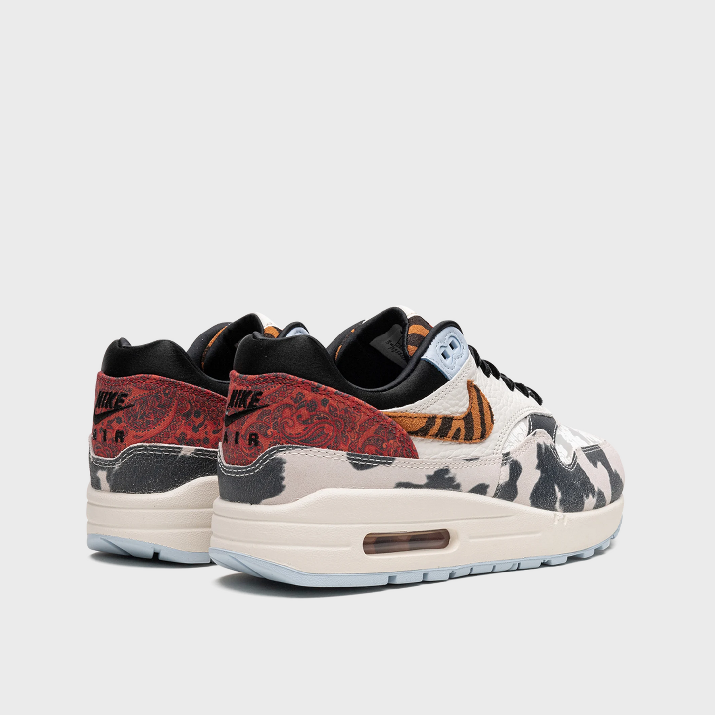 Nike Air Max 1 Tiger Swoosh Cow Print