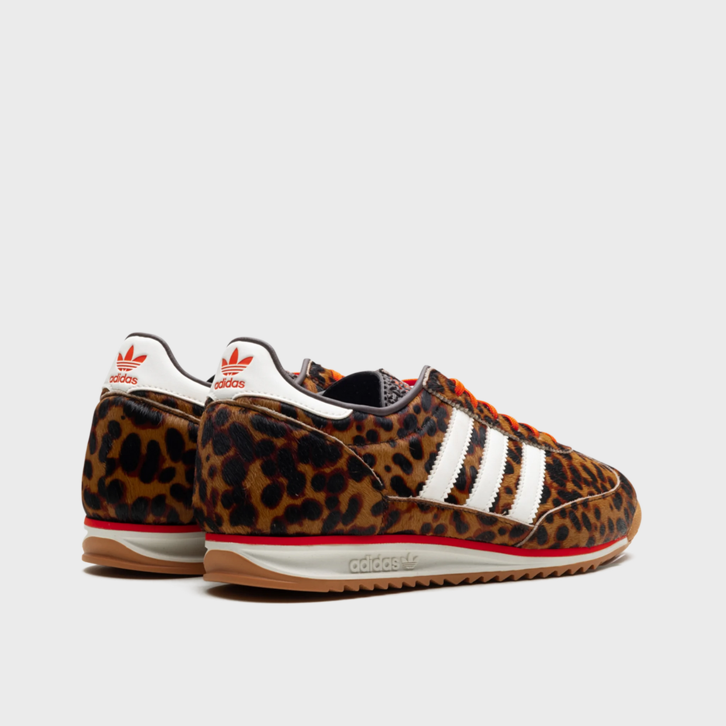 Adidas SL 72 Leopard Print Preloved Red White