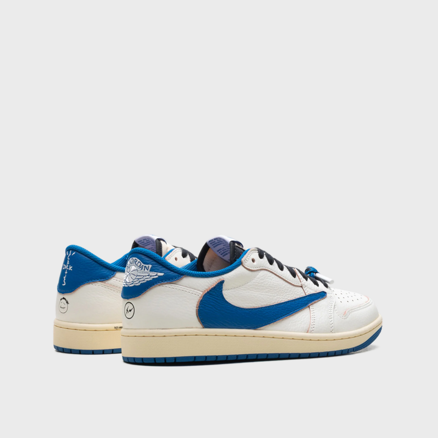 Jordan 1 Retro Low Fragment x Travis Scott Sail Military Blue