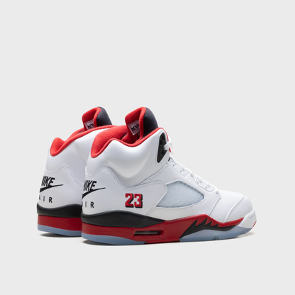 Jordan 5 Retro Fire Red Black Tongue (2025)